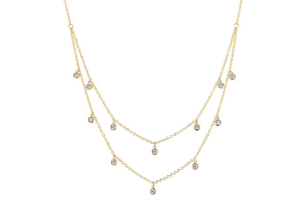 B301-19624: NECKLACE .22 TW (18 INCHES)