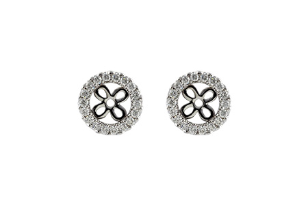 F214-85924: EARRING JACKETS .24 TW (FOR 0.75-1.00 CT TW STUDS)