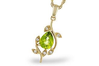 A302-12315: NECKLACE 1.16 PERIDOT 1.21 TGW (8x6MM PER)