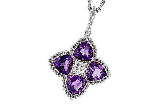B302-14097: NECKLACE 2.22 AMETHYST 2.28 TGW