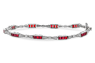 B302-15042: BRACELET 2.05 RUBY 2.70 TGW (7")