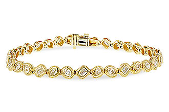 B302-16888: BRACELET 2.15 TW FANCY CUT DIAMONDS