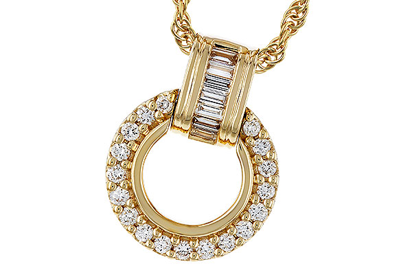 B302-17815: NECKLACE .12 BAG .33 TW