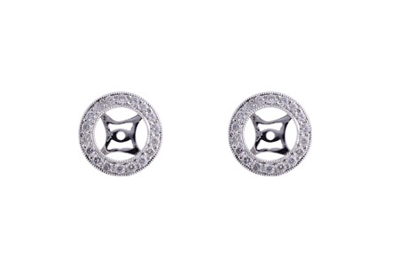 C211-24115: EARRING JACKET .32 TW (FOR 1.50-2.00 CT TW STUDS)