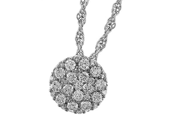D302-12278: NECKLACE .25 TW