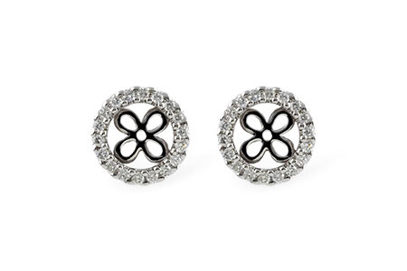 E214-85933: EARRING JACKETS .30 TW (FOR 1.50-2.00 CT TW STUDS)