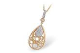 G212-09578: NECKLACE .20 TW