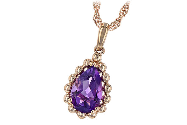 G216-67796: NECKLACE 1.06 CT AMETHYST