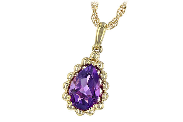 G216-67796: NECKLACE 1.06 CT AMETHYST