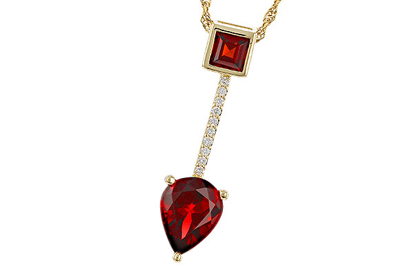 G302-11378: NECKLACE 2.15 GARNET 2.20 TGW