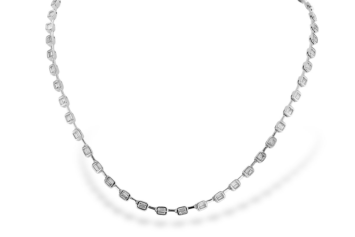 H301-23223: NECKLACE 2.05 TW BAGUETTES (17 INCHES)
