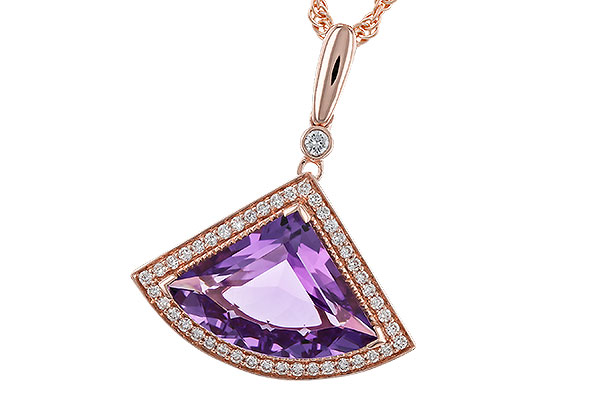 H302-11378: NECKLACE 2.80 AMETHYST 2.97 TGW