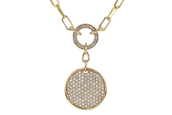 H302-11387: NECKLACE .92 TW (17")