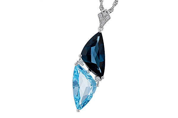 L302-11414: NECK 6.87 BLUE TOPAZ 6.97 TGW