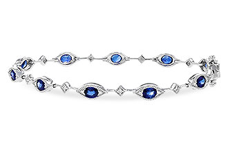 M302-10532: BRACELET 2.31 SAPPHIRE 2.50 TGW (7")