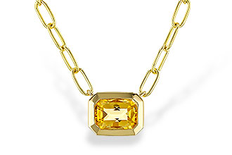 M302-15069: NECKLACE .86 CITRINE (18")
